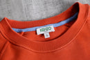 “KENZO” orange cotton sweat