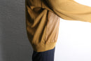 “MAXINI” leather switch design knit