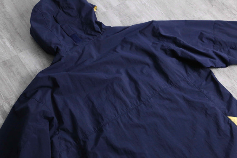 1990s Columbia two-tone nylon anorak parka