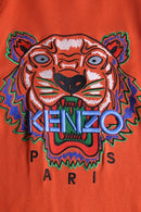“KENZO” orange cotton sweat