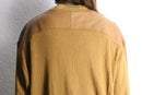 “MAXINI” leather switch design knit