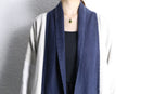 reversible panel work kimono Jacket