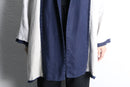 reversible panel work kimono Jacket