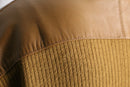 “MAXINI” leather switch design knit
