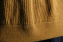 “MAXINI” leather switch design knit
