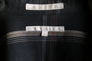 “PERRY ELLIS” black check loose L/S shirt