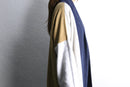 reversible panel work kimono Jacket