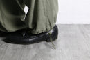 light green linen wide easy cargo pants