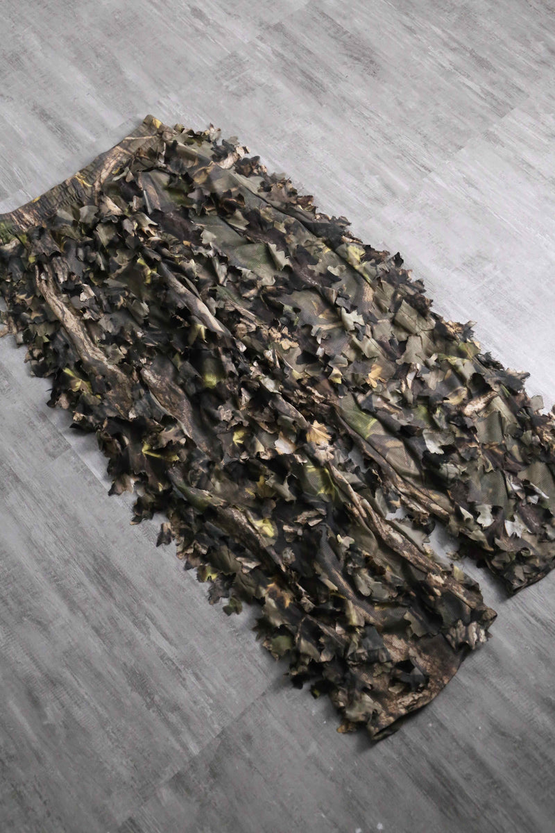 2000s 3D leaf fringe ghillie pants