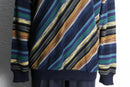 “TUNDRA” diagonal stripe gradation knit