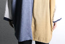 reversible panel work kimono Jacket