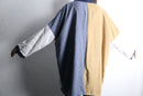 reversible panel work kimono Jacket