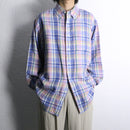 "Brooks Brother's" madras check linen over shirt