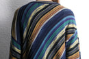 “TUNDRA” diagonal stripe gradation knit
