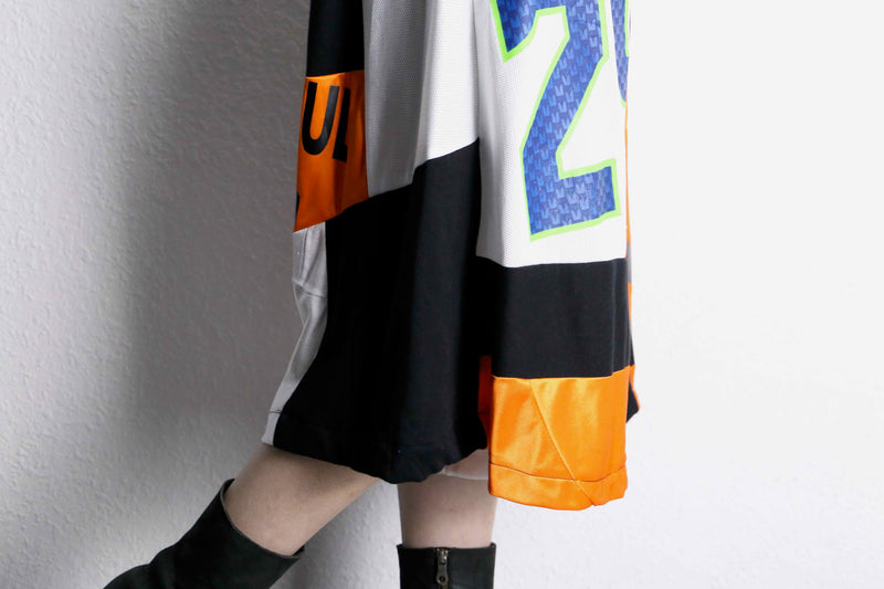 "Re:make" sweat×track three-quarter HAKAMA pants