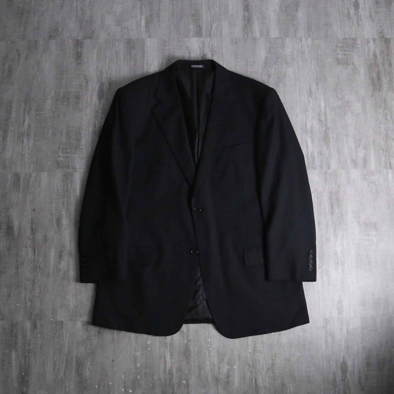 2000s VERSACE 2B single stripe tailored jacket