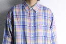 "Brooks Brother's" madras check linen over shirt