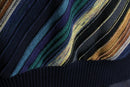 “TUNDRA” diagonal stripe gradation knit