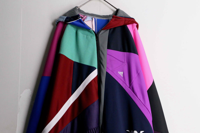 "Re:make" multicolored track jacket