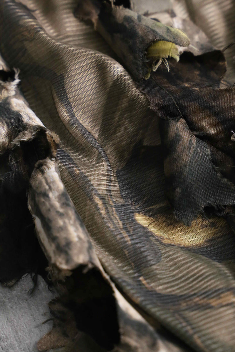 2000s 3D leaf fringe ghillie pants