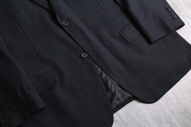 2000s VERSACE 2B single stripe tailored jacket