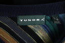 “TUNDRA” diagonal stripe gradation knit