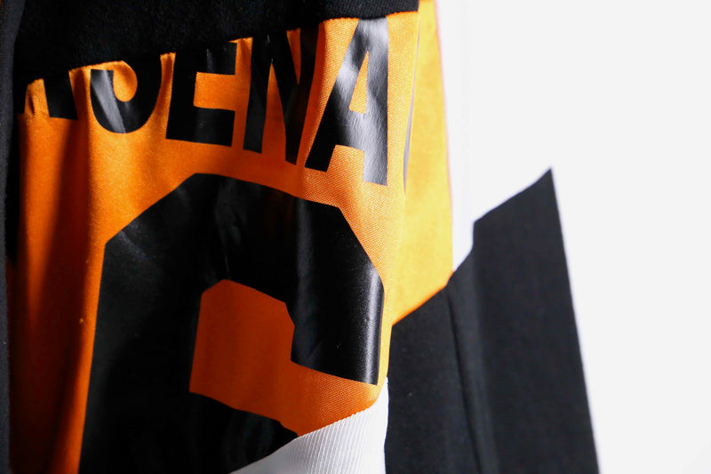 "Re:make" sweat×track three-quarter HAKAMA pants