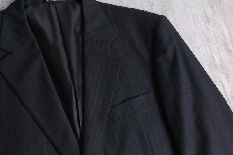2000s VERSACE 2B single stripe tailored jacket