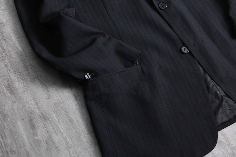 2000s VERSACE 2B single stripe tailored jacket