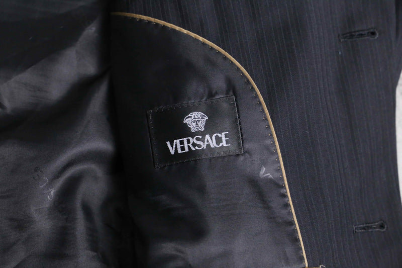 2000s VERSACE 2B single stripe tailored jacket