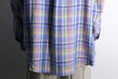 "Brooks Brother's" madras check linen over shirt