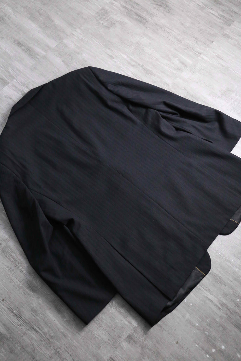 2000s VERSACE 2B single stripe tailored jacket