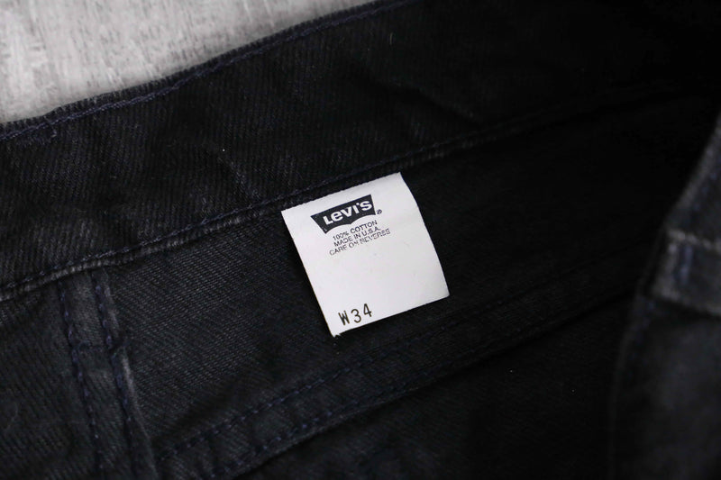 "LEVI’S" black short denim pants