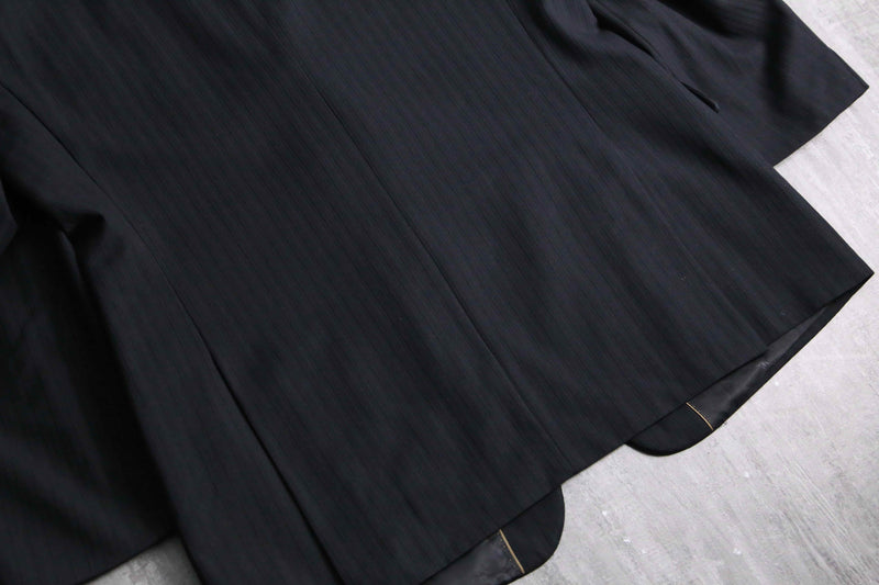 2000s VERSACE 2B single stripe tailored jacket