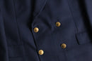 “Pierre Cardin” navy double breasted blazer