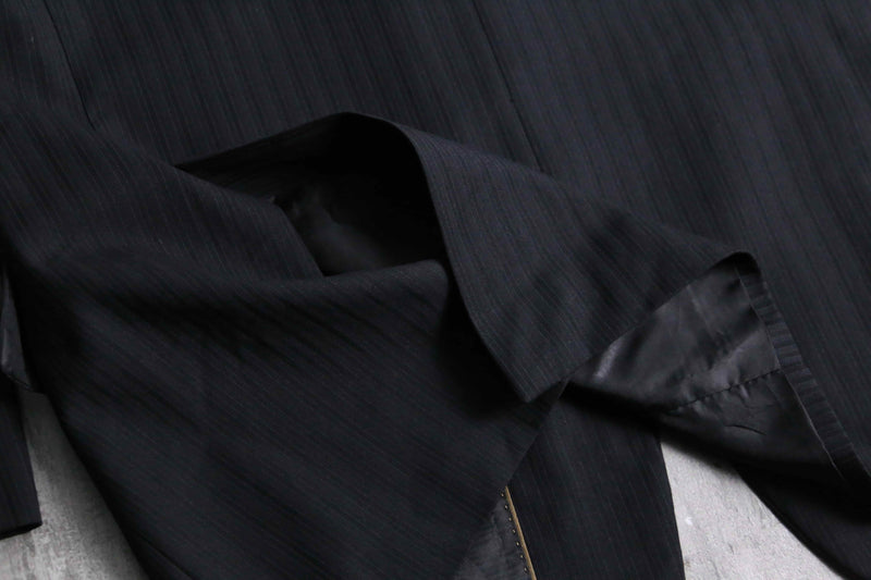 2000s VERSACE 2B single stripe tailored jacket