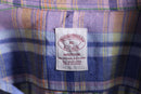 "Brooks Brother's" madras check linen over shirt