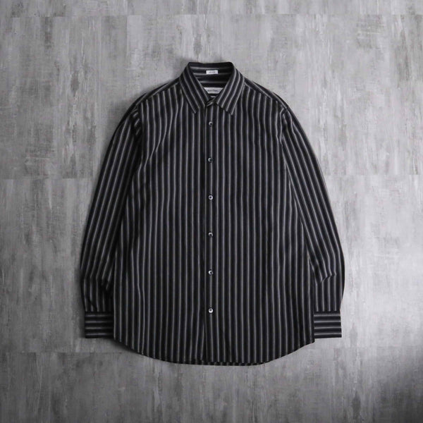 2000s Calvin Klein ombre stripe cotton shirt