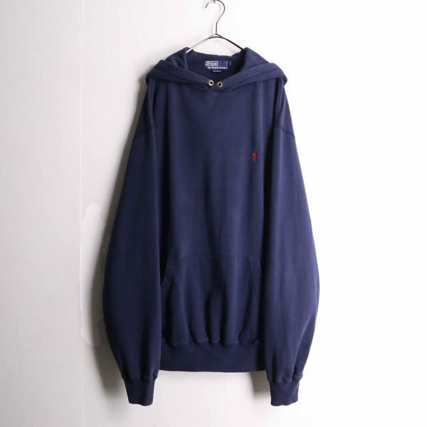 "Polo by RL" navy color loose hoodie