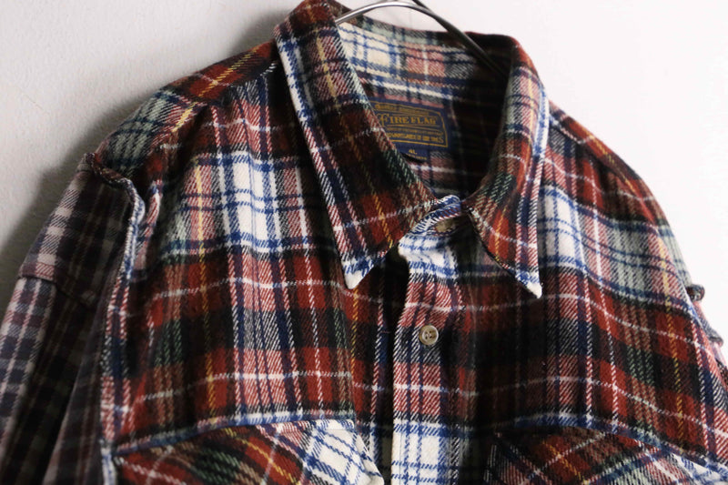 remake "再構築" asymmetry check shirt