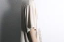 patchwork motif design s/s shirt