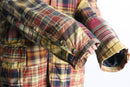 "J.CREW"oversized patchwork check jacket
