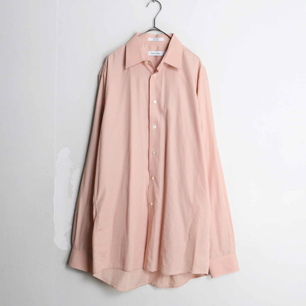 "Calvin Klein" pale pink cotton dress shirt