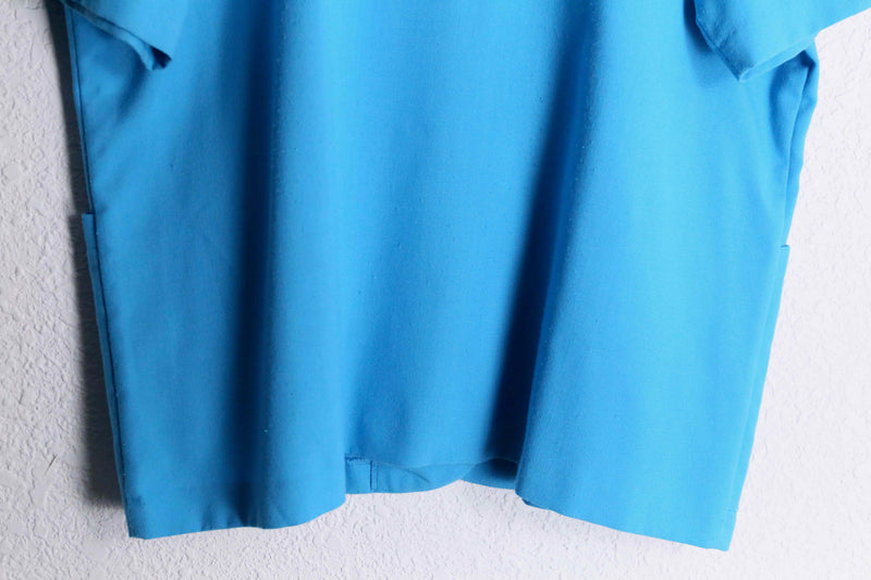 light blue short sleeve easy tailored jacket