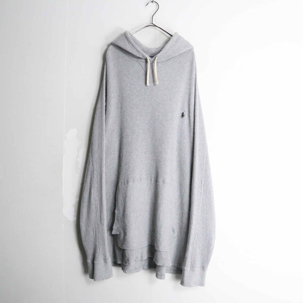 "POLO RL" thermal cotton gray loose parka