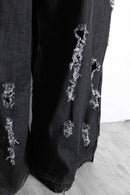 Re:make patchwork design buggy denim pants
