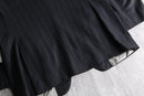 “Ermenegild Zegna” gray stripe single tailored jacket