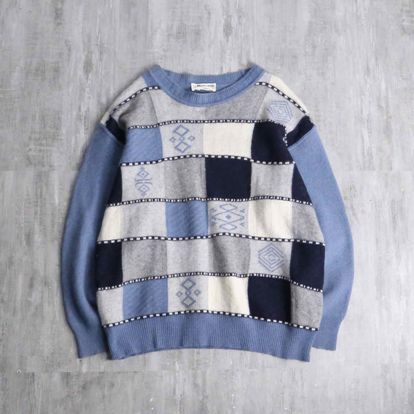 “Pierre Cardin” panel design knit