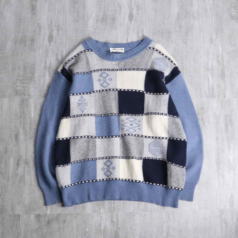 “Pierre Cardin” panel design knit