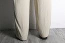 striped easy wide pants